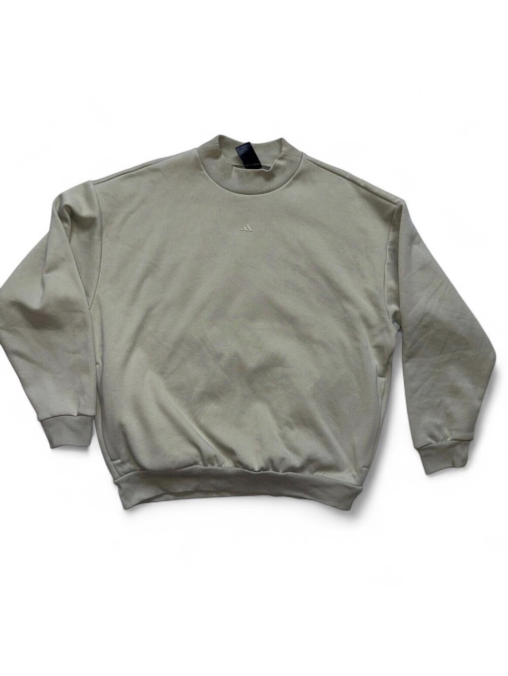 Adidas Basketball Sweatshirt Green Small Crewneck